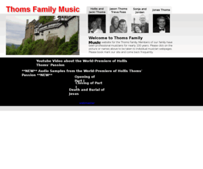 thomsfamilymusic.com: Home
The website of the Thoms Family.  A family of professional musicians.