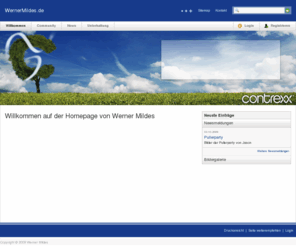 wernermildes.net: WernerMildes.de - Willkommen auf der Homepage von Werner Mildes
Willkommen auf der Homepage von Werner Mildes