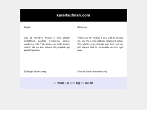 kareltaufman.com: www.kareltaufman.com
