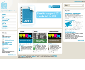 lnu.no: LNU - Landsrådet for Norges barne- og ungdomsorganisasjoner  (LNU.no)
LNU er en paraplyorganisasjon for mer enn 70 barne- og ungdomsorganisasjoner i Norge.
