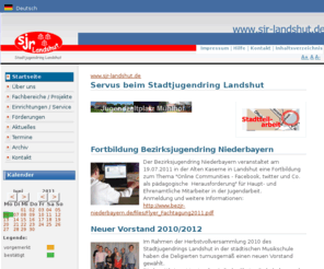 mischdichein.de: Stadtjugendring Landshut - www.sjr-landshut.de
 Stadtjugendring Landshut ist ein Sprachrohr der Jugend für Verbände und Vereine der Jugendarbeit in Landshut