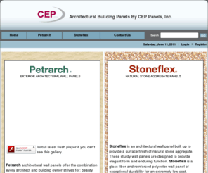 ceppanels.com: CEP-Panels: Distributor of Petrarch and Stoneflex architectural building panels >  Home
CEP Panels, Petrarch, Stoneflex
