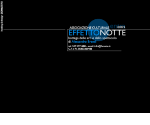 fxnotte.it: Produzioni Effetto Notte -  Firenze
Produzioni Effetto Notte, Firenze, realizza qualsiasi esigenza nei campi della fotografia, della video produzione, della fonica, del teatro e dello spettacolo in genere.
