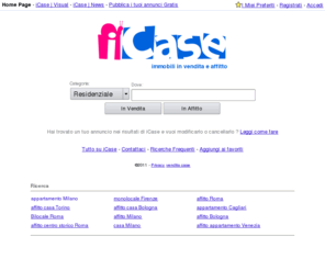 icase.it: Cerca annunci immobiliari di case e appartamenti in vendita e affitto - iCase.it
iCase.it, Il portale immobiliare numero uno in Italia per acquistare, vendere o affittare casa. Risparmia tempo e denaro. Per acquistare un appartamento, vendere casa, condividere o affittare una stanza: leggi gli annunci di migliaia di agenzie immobiliari.