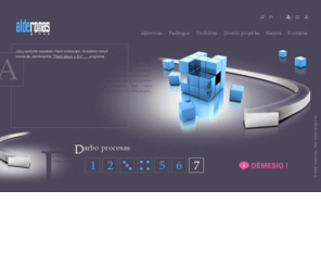 alderonas.lt: Darbo procesas turinio valdymo sistema, interneto svetainiu kurimas, optimizavimas paieskos sistemoms, tvs
UNIQUE Solutions - interneto svetainiu kurimas, web dizainas, optimizavimas paieskos sistemoms, verslo informacines sistemos, turinio valdymo sistema, TVS, moduliai, reklama internete 