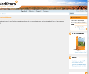 isa-104.com: isa-104.com - NedStars B.V.
NedStars B.V. - Deze domeinnaam is door NedStars geregistreerd.