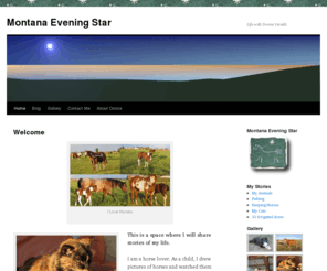 montanaeveningstarhorses.info: Montana Evening Star | Life with Donna Veraldi
