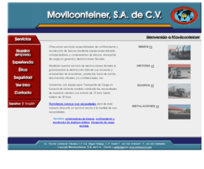 movilconteiner.com: MOVILCONTEINER | Contenedores y compactadores de basura, transporte de carga, recoleccion de basura, confinamiento de residuos, destrucciones fiscales
Compactadores y contenedores de basura, servicios de transporte de carga, recoleccion de basura, confinamiento de residuos, destrucciones fiscales, reciclaje, tortons y trailers, Camiones de basura.