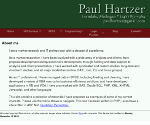 paulhartzer.com: Paul Hartzer - Home Page
