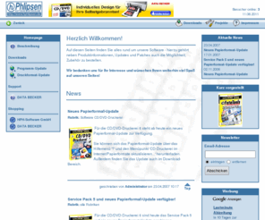 hphlipsen.de: H.Phlipsen Softwareentwicklung - Homepage
Entwickler der CD-Druckerei, der Etikettendruckerei, des Foto Druckers, der Geburtstagszeitung, der Hochzeitszeitung und anderer erfolgreicher Produkte!