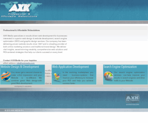 axkmedia.com: AXK Media
Professional & affordable webdesign, web applications, custom development