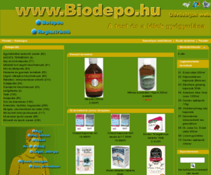 biodepo.hu: Biodepo - vitaminok, gyógyhatású készítmények, teák, táplálék-kiegészítők
