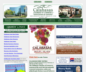 calabasaschamberonline.com: Calabasas Chamber of Commerce - City of Calabasas, California - Area Guide  and Visitor Information
Calabasas Chamber of Commerce, located in Los Angeles County in Southern California provides business advocacy, community information and visitor information on Calabasas and the Los Angeles area.