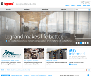 legrandna.com: Legrand US | Wire Management, Wiring Devices and Cable Management
Legrand products and systems for electrical installations and information networks