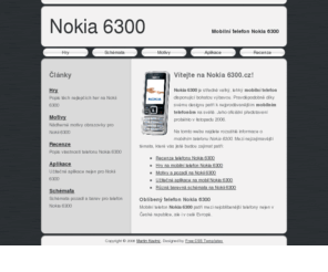 nokia6300.cz: Nokia 6300
Stránky o mobilním telefonu Nokia 6300. Najdete tu vše co vás o telefonu Nokia 6300 zajímá.