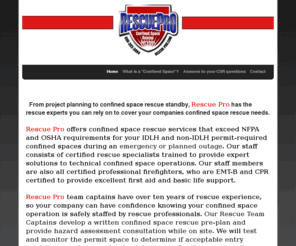 rescue-pro.com: Rescue Pro    - Home
Confined Space Rescue