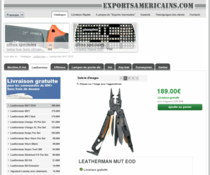 exportsamericains.com: Catalogue | Leatherman MUT EOD - 189.00€ - Leatherman Multitools, Phosphor watches, Olight torches and more at the best prices - exportsamericains.com
Herramientas Leatherman, relojes Phosphor, linternas Olight al mejor precio