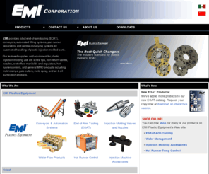 emi-eoat.com: EMIcorp.com | EOAT, Conveyors, Plastic Molding Equipment & Supplies, Crizaf, Gimatic
Supplying the plastics industry with automation systems and maintenance equipment for more than 40 years.