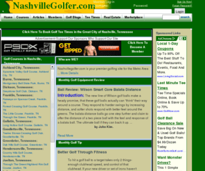 nashvillegolfer.com: the best online golf resource in
Local Golf in : Find  golf courses,  tee times,  course reviews,  golf equipment locations and reviews,  golf real estate and all the latest  golf news.