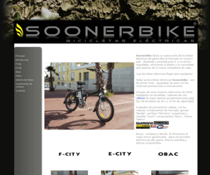 soonerbike.com: SOONERBIKE BICICLETAS ELECTRICAS PARA TODOS AL MEJOR PRECIO
Bicicletas eléctricas, de ciudad, de montaña y plegables