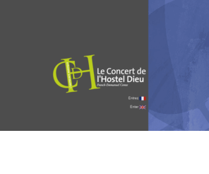 concert-hosteldieu.com: Le Concert de l’Hostel Dieu
Le Concert de l’Hostel Dieu, Musique Ancienne, Orchestre et Chœur, vous accueille sur son site Internet. Agenda, Concerts, programmes, vidéos, (...)