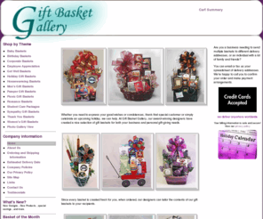 giftbasketgallery.com: Gift Baskets Gourmet Food Gift Baskets Gift Basket Gallery Food Gifts
Gift Baskets from Gift Basket Gallery including Michigan gourmet food gift baskets corporate and personal gift basket service specializing in gourmet food theme and custom-designed gift baskets with nationwide delivery a gift reminder service and free monthly newsletter from Lansing MI.