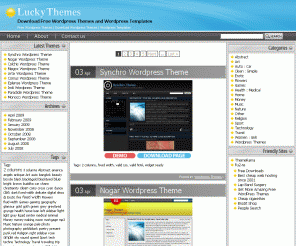 luckythemes.com: Download Free Wordpress Themes and Wordpress Templates.
