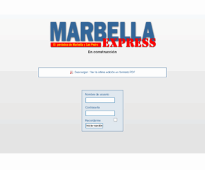 marbellaexpress.es: Bienvenidos a Marbella Express
El periódico de Marbella y San Pedro