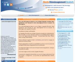 demenagement-languedoc-roussillon.fr: demenagement Languedoc Roussillon
Obtenez plusieurs devis de demenagement pour demenager au meilleur prix grâce au réseau des déménageurs de votre région languedoc roussillon.