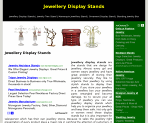 jewellerydisplaystands.com: Your Web Source for Jewellery Display Stands
Visit our website for products, resources, and information regarding jewellery display stands.