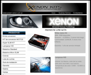 power-xenon.com.ar: Venta Luces de Xenon
 Venta de Luces de xenon - Fábrica
Lamparas de xenon - luz de xenon Argentina - Venta lámparas de xenon -
Luces para Autos tuning - Venta Bulbos Balastros - Kits de xenon -
Luces de xenon - Xenon Argentina - Xenon HID 