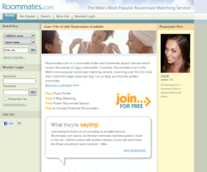 roommate-business.com: Roommates, roommate finder and roommate search service
Roommates.com is a roommate finder and roommate search service. Roommates.com offers an effective way for you to find roommates and rooms for rent.