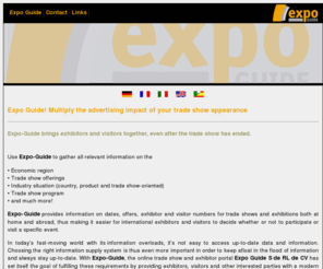 exhibitors-directory-in-expoguide.com: EXPO GUIDE S de RL de CV 
Expo Guide - background information on current trade show events