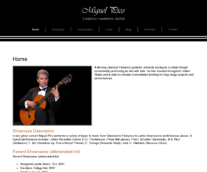 miguitar.com: Miguel Pico Classical Flamenco Guitar
Miguel Pico