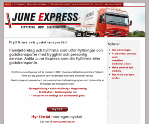 juneexpress.com: Flyttfirma och Transporter i Jnkping | June Express
Flyttfirma i Jnkping som hjlper dig med din flytt av bohag fr privatpersoner, kontorsinventarier som specialtransporter. Vlkommen att flytta med oss!