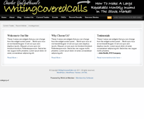 writingcoveredcalls.com: Writing Covered Calls
How To Make A Large Repeatable Monthly Income In The Stock Market!