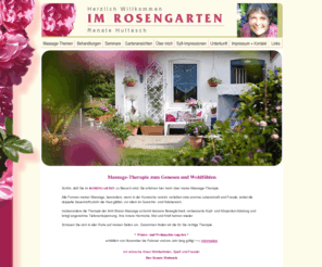 im-rosengarten.de: Massage-Therapie und Seminare auf Sylt bei Renate Huttasch · Startseite
