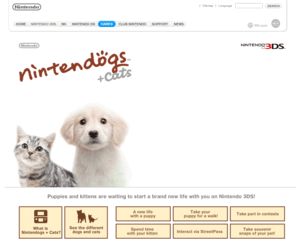 nintendogs.co.uk: nintendogs + cats: Golden Retriever & New Friends
The official UK Nintendogs + Cats website gives you all the info you need to start a new life with a puppy or kitten! Learn how to care for them, see all the different breeds, learn about amazing new features and much more!