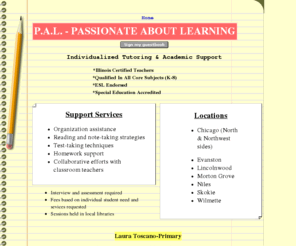 pal-learningsupport.com: P. A. L. - Passionate About Learning
Academic Supoort