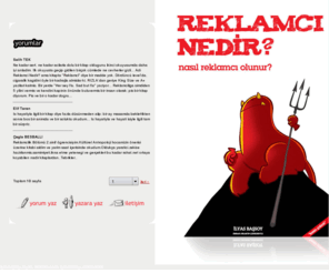 reklamcinedir.com: Reklamcı nedir, İlyas Başsoy
İlyas Başsoy'un yeni kitabı Reklamcı Nedir? Nasıl reklamcı olunur