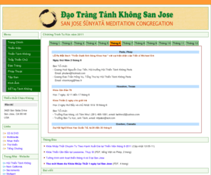 tanhkhong.net: Đạo Tràng Tánh Không San Jose
Thiền Viện Tánh Không - Hội Thiền Tánh Không - Sùnyatà Meditation Association