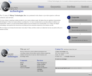 c-sharp.com: C-Sharp Technologies - Home
We provide superior software engineering solutions and services to meet our clients' business and technology needs.