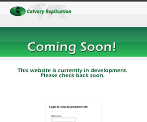 machine-replication.com: Calvary Replication - A Division of Calvary Automation
Calvary Replication - A Division of Calvary Automation