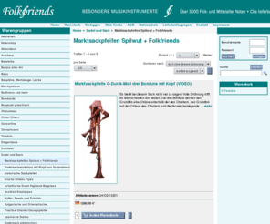 marktsackpfeife.com: Folkfriends  - besondere Musikinstrumente. Deutschlands größte Auswahl an seltenen Musikalien
Deutschlands größter Fachhandel für seltene Musikinstrumente.