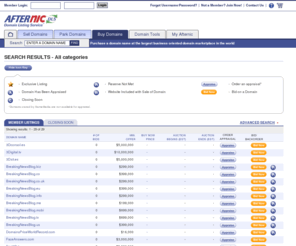 myadcenter.info: Afternic Domain Names For Sale  - All categories
Buy and sell domain names on Afternic, a domain exchange reseller and auction marketplace. Afternic has over 3 million domain name auctions. All categories.