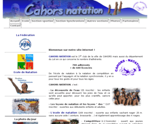 cahorsnatation.com: Accueil Cahors Natation
Le site de Cahors Natation (France).