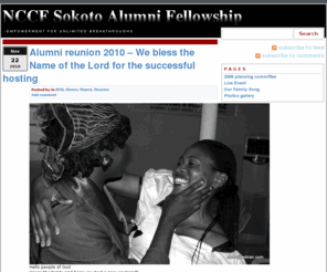 nccfsokotoalumni.com: NCCF Sokoto Alumni Fellowship
-Empowerment for unlimited breakthroughs