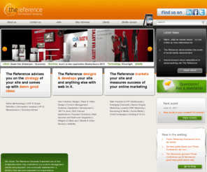 reference.be: Web enterprise content management, strategic KPI advice & search engine marketing|Full Service Web Agency The Reference
The Reference offers strategic solutions in enterprise content management systems, mobile websites, business KPI definition, search engine marketing and web analytics.