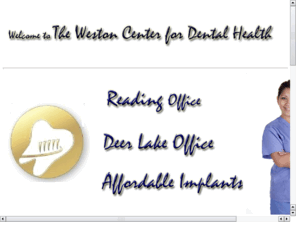 westoncenter.net: THE WESTON CENTER for dental health is the best choice  cosmetic family dentist
Top rated cosmetic and family dentist in Reading and Orwigsburg open for dental emergencies and affordable dental implants, root canals, and dentistry