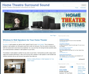 hometheatresurroundsound.net: Home Theatre Surround Sound
Home Theatre Surround Sound equipment. The latest in surround sound equipment for the audiophile.